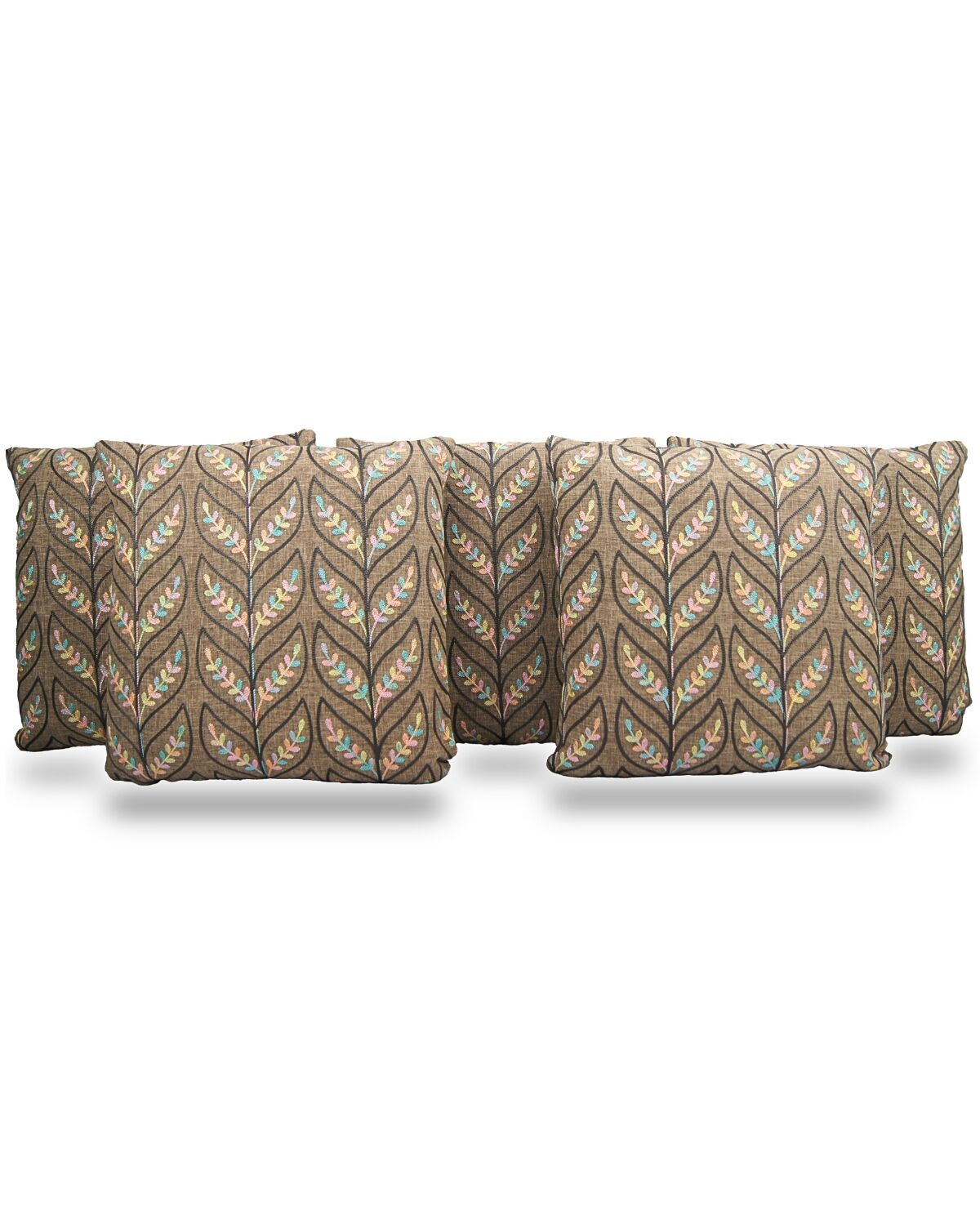 Brown Jute and Embroidery2(Jute With Self Embriodery)