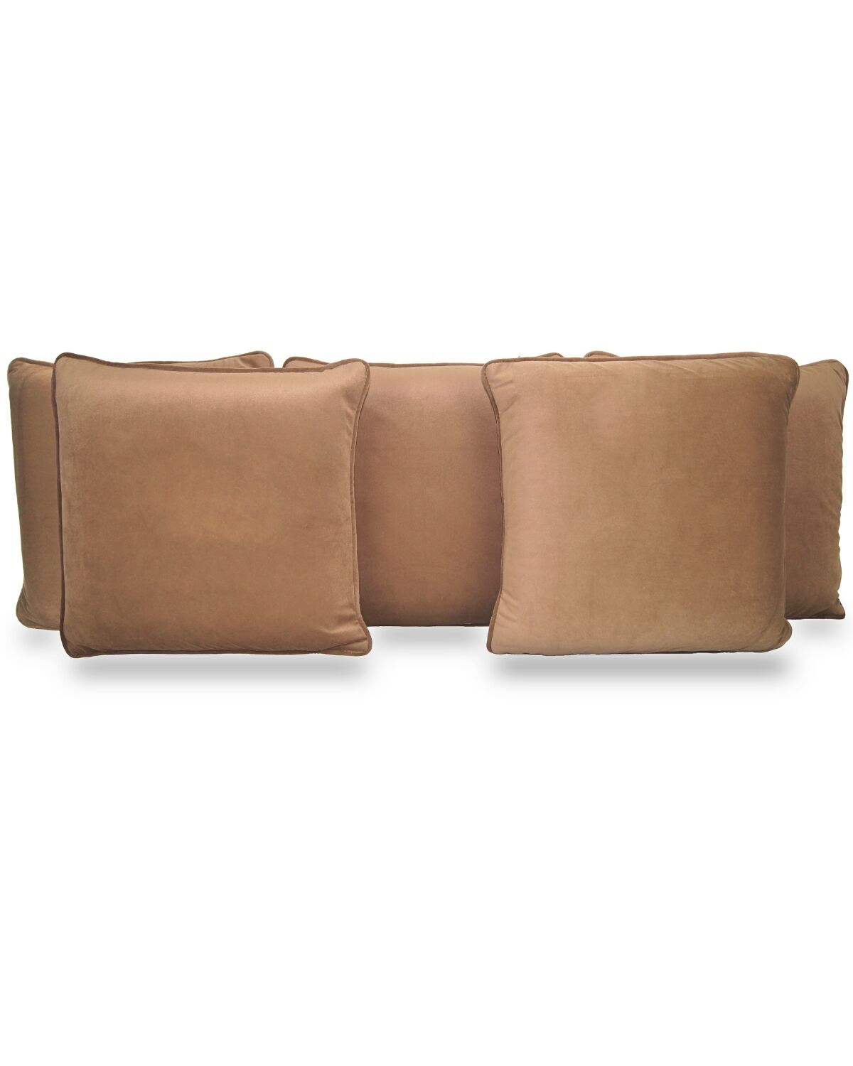 Brown Ultra Soft Cushion Covers 2(Velvet)