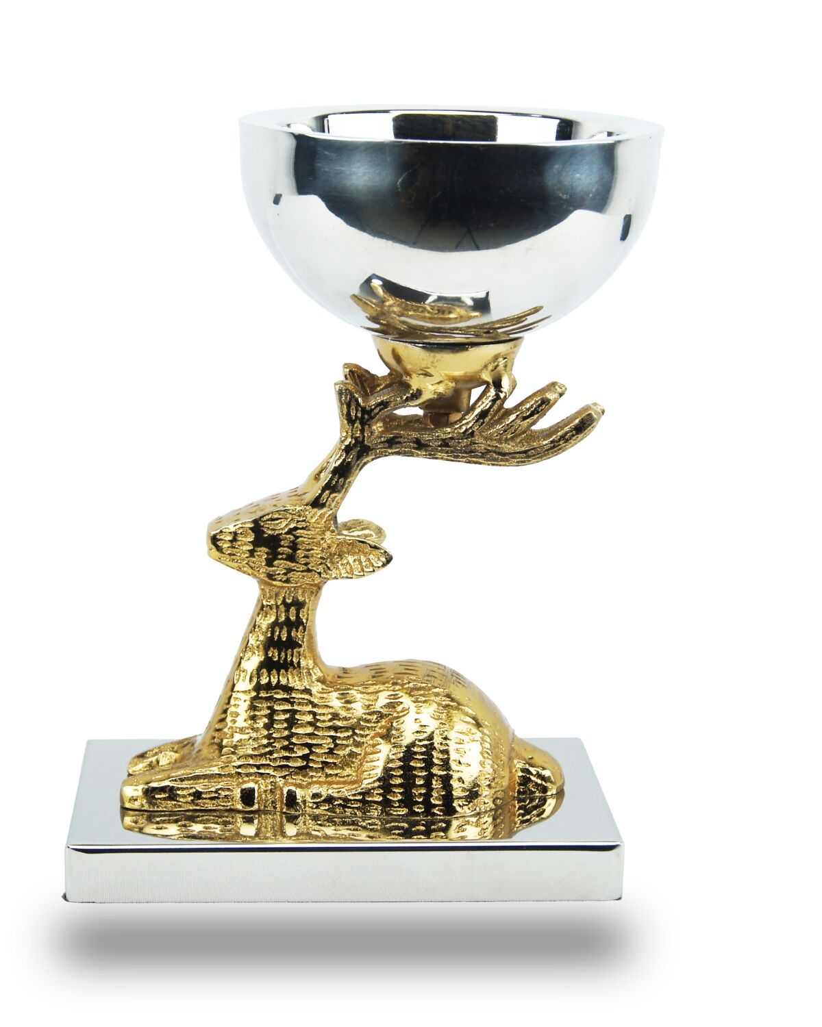 Golden Silver Dear Bowl 1