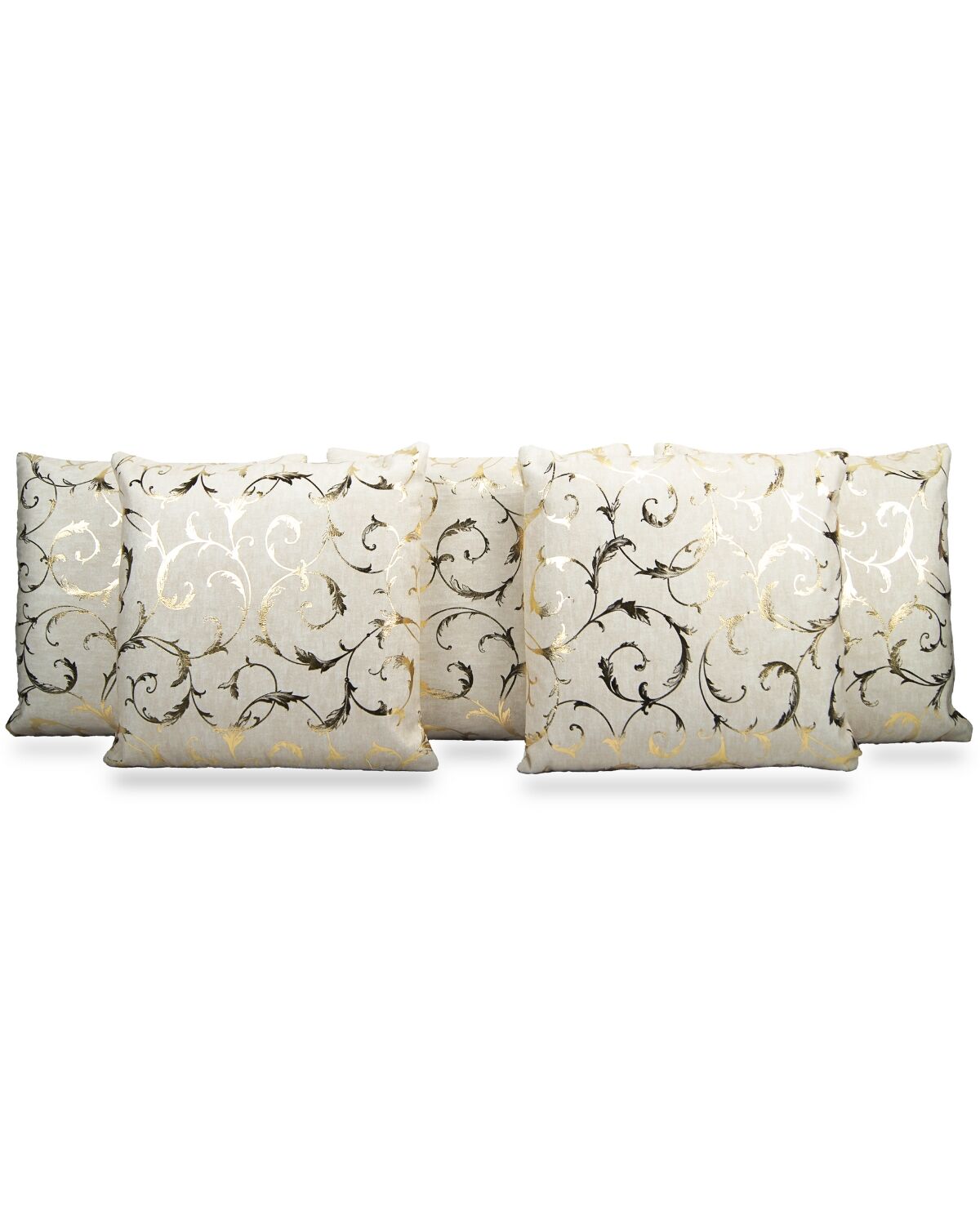 Golden White Cushion covers2(Velvet)