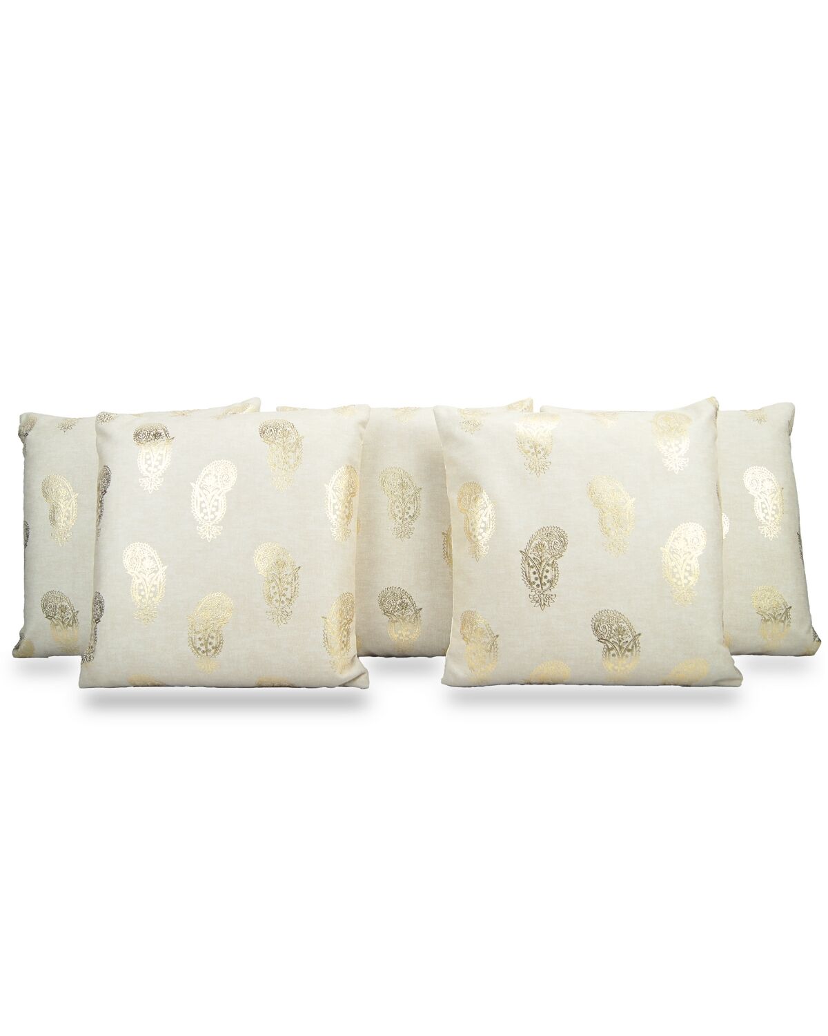 Premium Golden and white Cushion covers 2